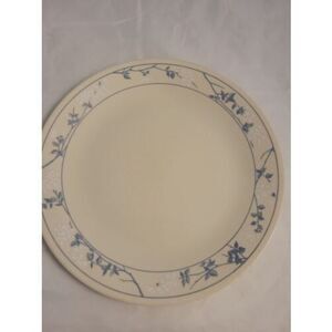 Corning Corelle FIRST OF SPRING 10.25 in Dinner Plate Blue White Floral on Beige